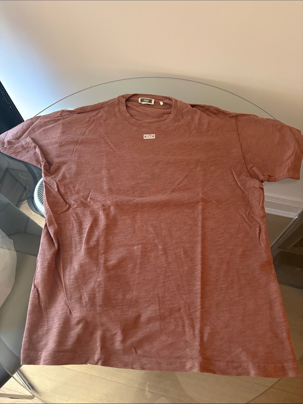 Kith Men's Rust-Tone Short Sleeve Logo Tee